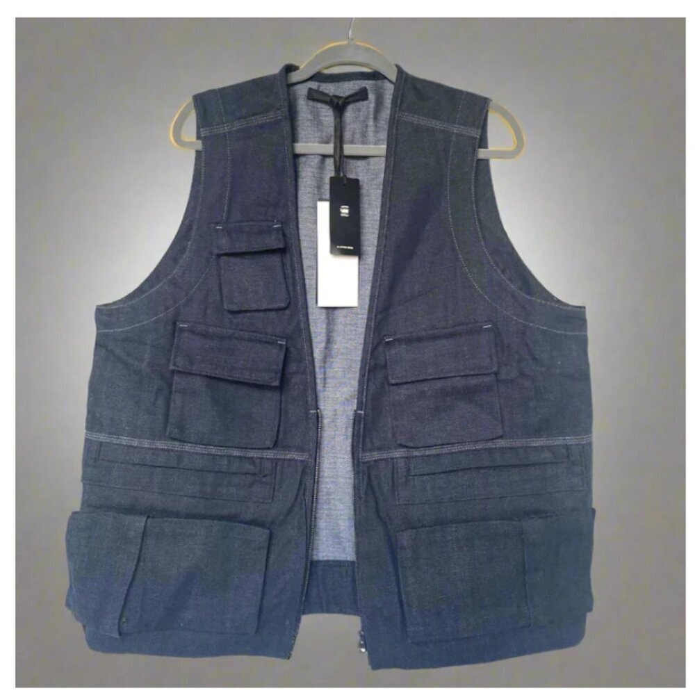 Men's Black Utility Vest